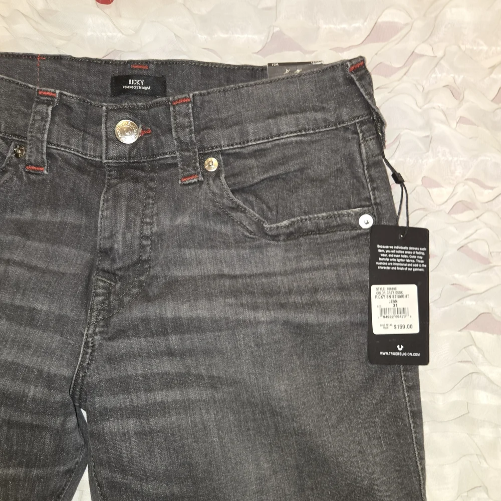 True Religion Men's Gray Jeans